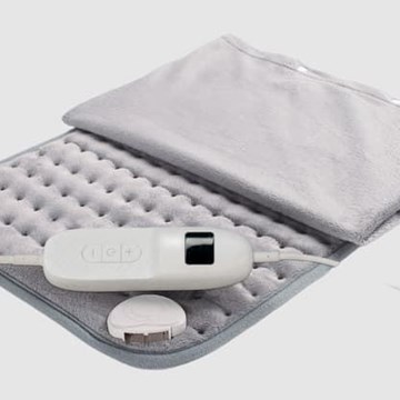 ALMOHADILLA ELECT. VELLON GRIS 100W 40X30CM C/CUBIERTA 9 NIVELES - Imagen 1