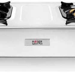 COCINA A GAS 2 FUEGOS ACERO INOXIDABLE - Imagen 1