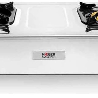 COCINA A GAS 2 FUEGOS ACERO INOXIDABLE - Imagen 1