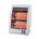 ESTUFA CUARZO SUELO KÜKEN 2 BARRAS 800W - Imagen 1