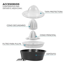 EXPRIMIDOR SILENCIOSO 60 W TME - Imagen 2
