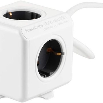 LADRON ALARGADOR POWERCUBE 4 TOMAS + 2 USB - Imagen 1