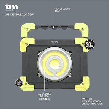 LUZ DE TRABAJO 20 W LED RECARGABLE - Imagen 1