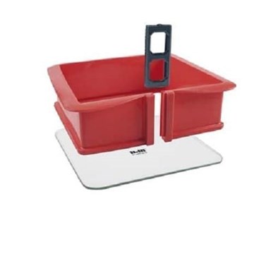 MOLDE DESMONTABLE CUADRADO CON BASE DE CRISTAL - Imagen 1