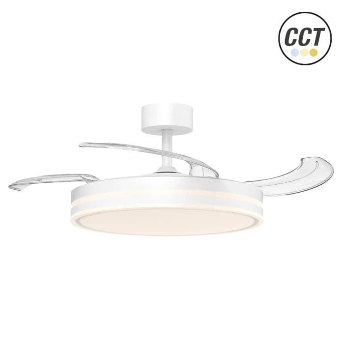 VENTILADOR DE TECHO RETRACTIL LED - Imagen 1